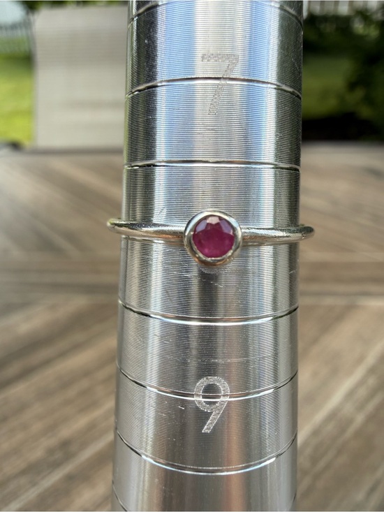 Silpada Jewelry - Silpada July Birthstone Sterling Silver Dainty Stackable Ring Size 8